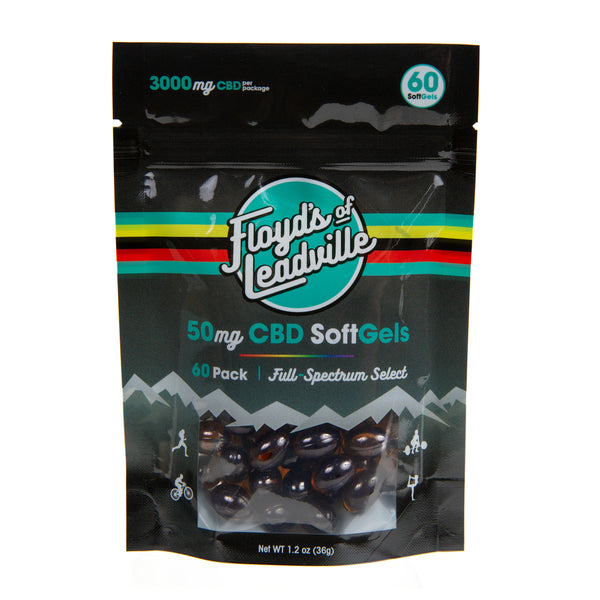 Full Spectrum CBD SoftGels – Floyds of Leadville