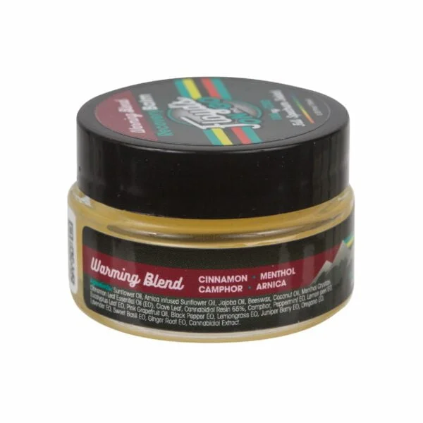 A container of Floyds of Leadville Recovery Balm Warming Blend with 180mg of Full-Spectrum Select CBD